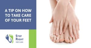 At tip on taking care of your feet.