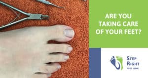 Taking care of your feet